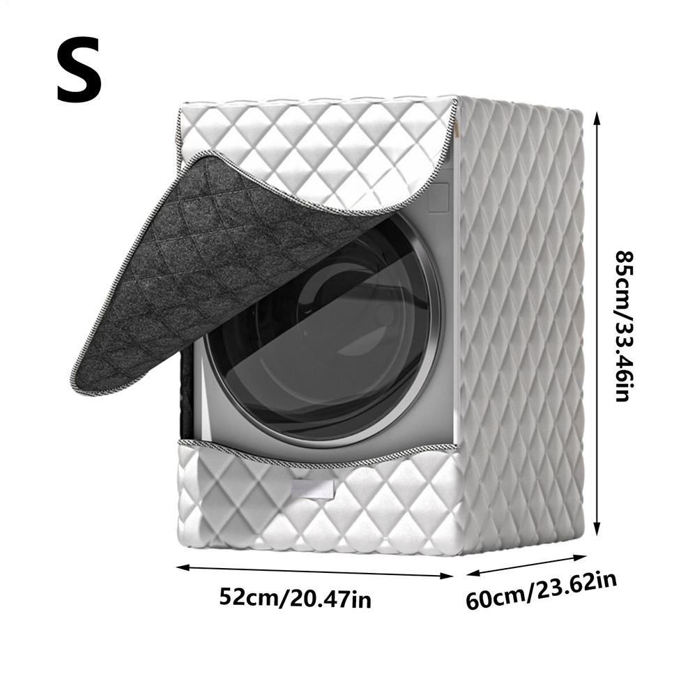 UV-Resistant Waterproof Washer Cover Insulated Protective Cover Outdoor Washing Machine Cover For Home Front Load Top Load