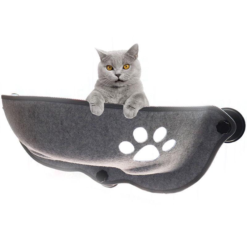 Window-Mounted Cat Hammock Bed with Suction Cups