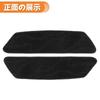 Syncnika Side Step Mats for Toyota Hiace 200 Series Wave Pattern Scuff Scratch Interior Black Power Sliding Door Vehicles (4th-8th Generation) SGL,