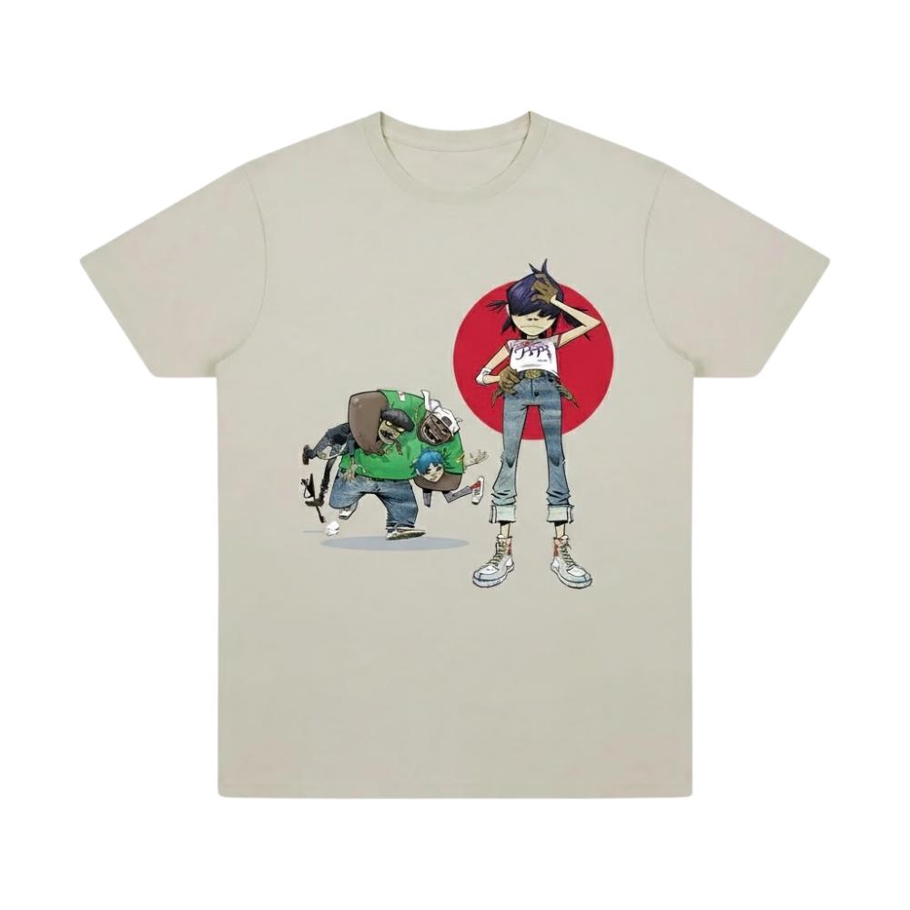 Gorillaz Member Graphic Cotton Unisex Shirt Summer Men's Fashion Oversized Y2k Music Short Sleeve Tshirt Fan Gift