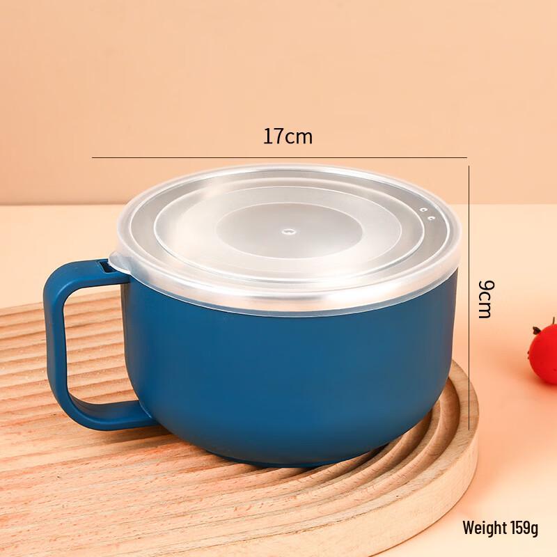 

ZISIZ 304 Stainless Steel Noodle Bowl with Lid and Drainer