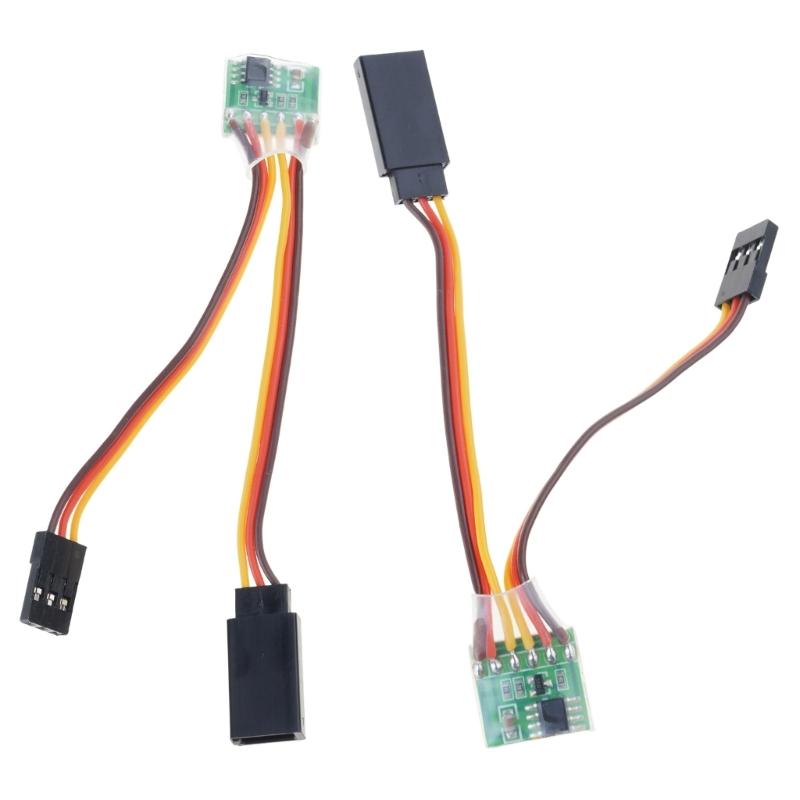 Høy-presisjon servo reverser Bærbar fjernstyrt leketøy Signal reverser Bil modifisert Erstatningsdel 5V-6V