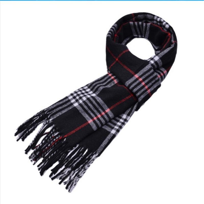 Winterschal Herrenschal Supermarktgeschenke, Dicker Schal, Echter Britischer Plaid-Thermoschal Plaid-Umfang