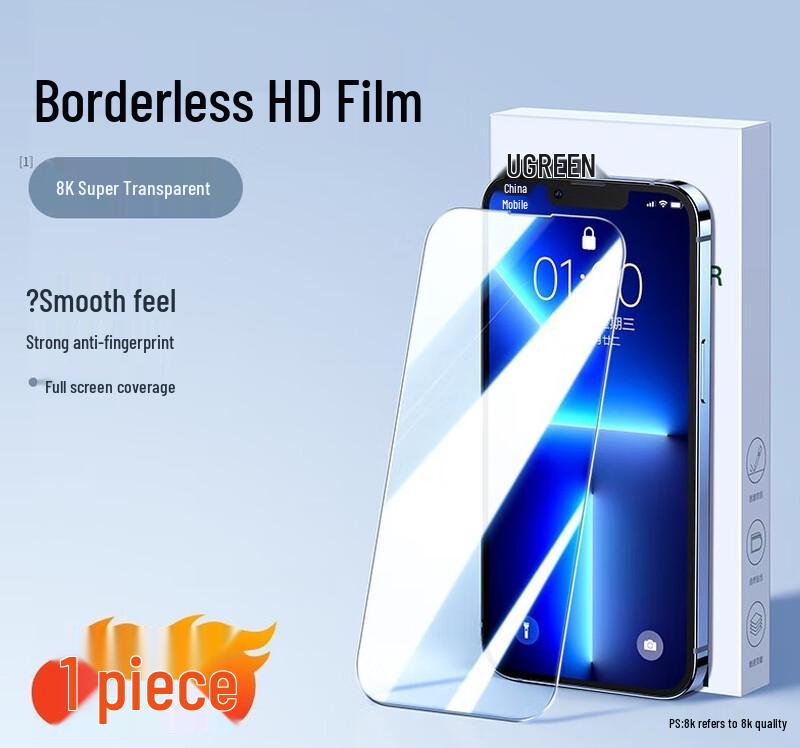 

UGREEN Tempered Glass Screen Protector for iPhone 13 Pro Max