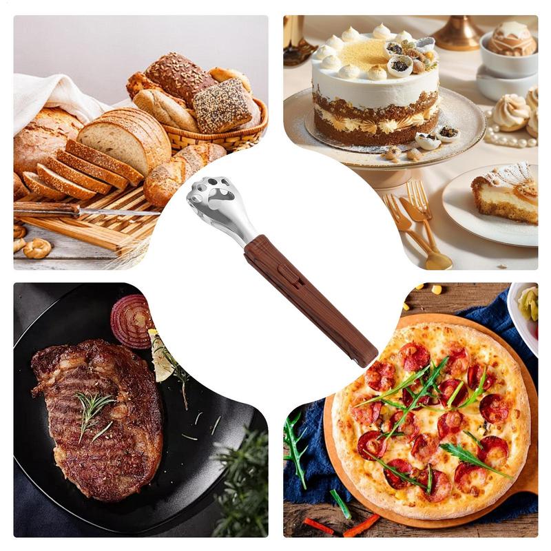 Stainless Steel Bread Tongs Cat Paw Design Clips Cooking Tong Toast Tongs Heavy Duty Food Grade Serving Tongs For Tea Parties
