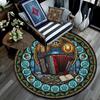 Musicians Legacy Round Area Rug Under Office Chairs Bedroom Living Room Home Decor