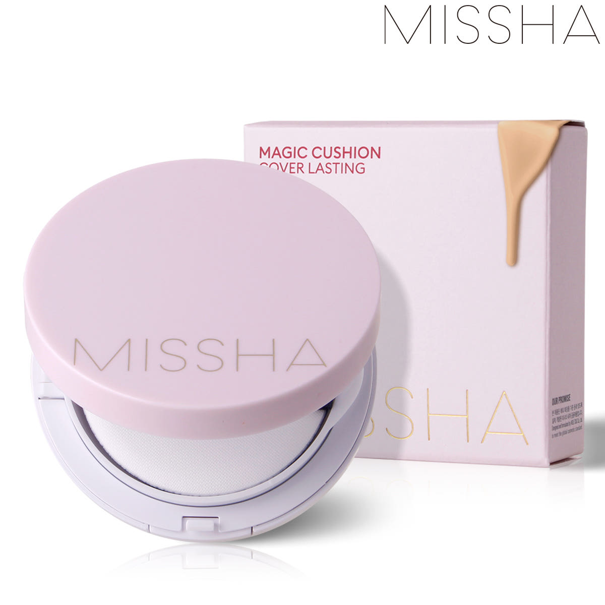 

[MISSHA] Тональный кушон Magic Cover Lasting No.21