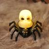 Halloween LED Eyeball Lights Creepy Spooky Glowing Pumpkin Candle Light Prop for Haunted House Indoor Party Decoration Supplies