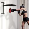 Wall Mounted Platform With Speed Ball Punching Bag For Boxing Training Adjustable Height 360 Degree Swivel