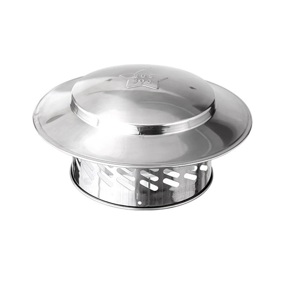 80/110/160/200mm Wand Frischluftauslass Winddichtes Dachrohr Ablufthaube Universelle Schornsteinhaube Rohr