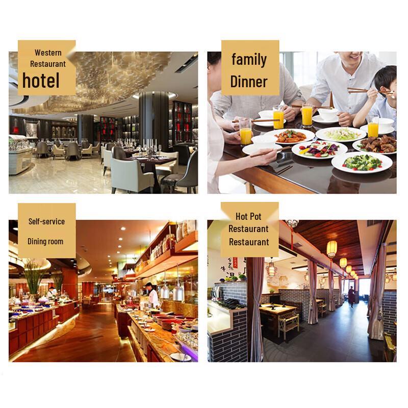 A5 Melamin Weiß Rund Flach Speiseteller