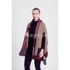 Autumn Winter European American Plaid Open Arm Shawl Scarf