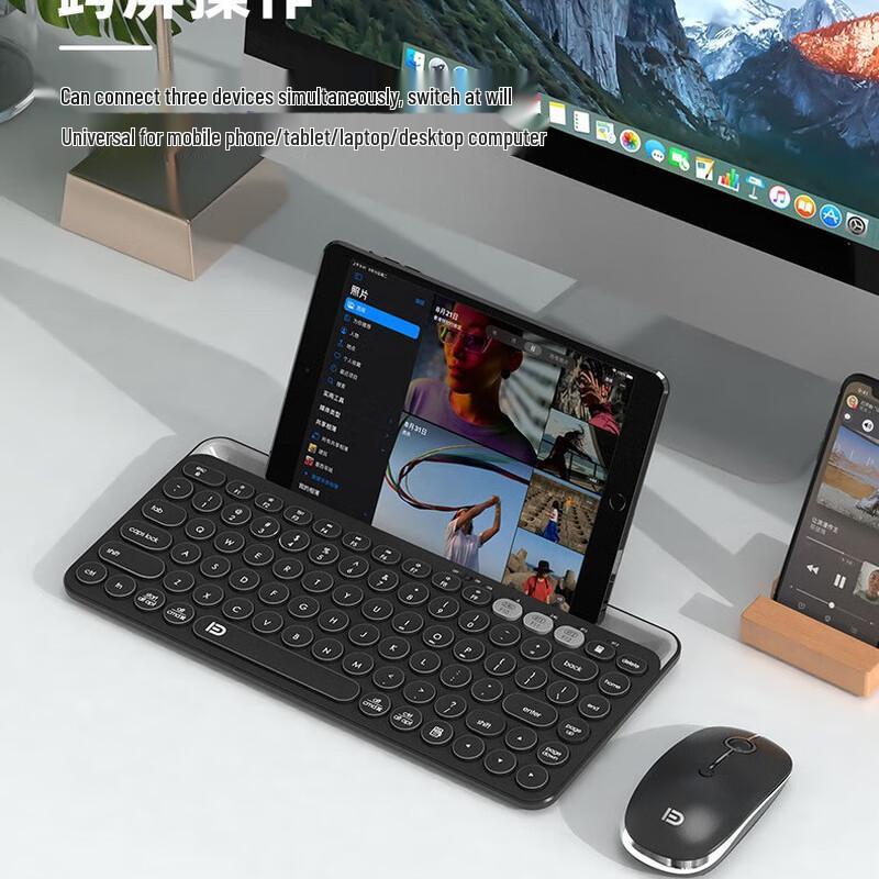 Fude K931T Dual-Mode Multi-Device Wireless Keyboard