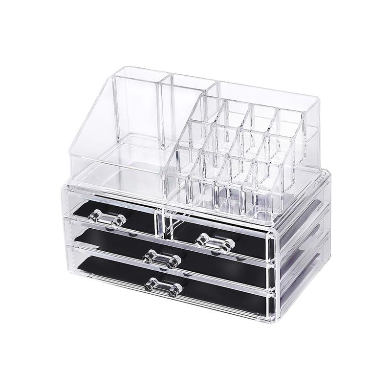 Large capacity makeup organizer 5-layer removable drawer 120 mesh drawer Transparent acrylic drawer CLEAR CARTO CRANDIER | MAINSTUM