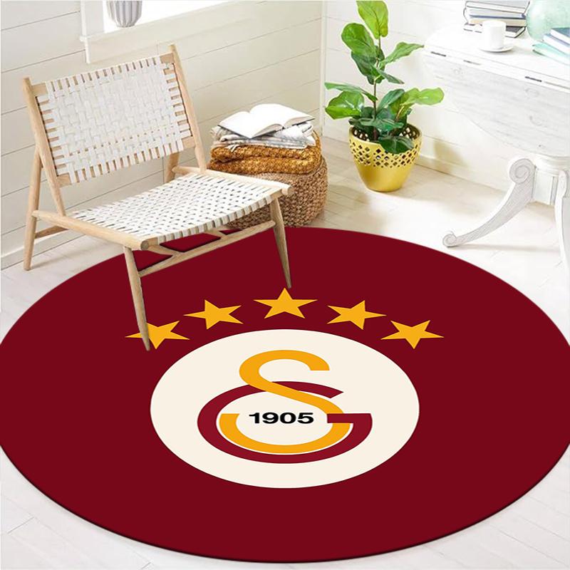 שטיח עגול של גלאטסראיי S.K, שטיח לסלון, חדר שינה, ספה, חדר משחקים, מחצלת רצפה מונעת החלקה