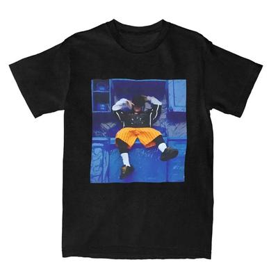 Camiseta de Hombre 100% Algodón Y2K Vintage Manga Corta Cuello Redondo Camiseta Novedosa Casual