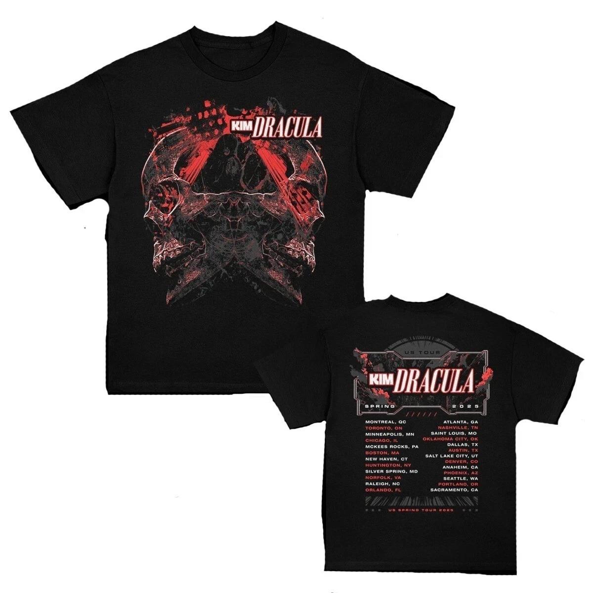 Hot Kim Dracula Spring 2025 Tour T-Shirt twoside 100% cotton S