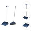 Broom And Dustpan Set Long Handled Sweeping for Outdoor Kitchen Yard