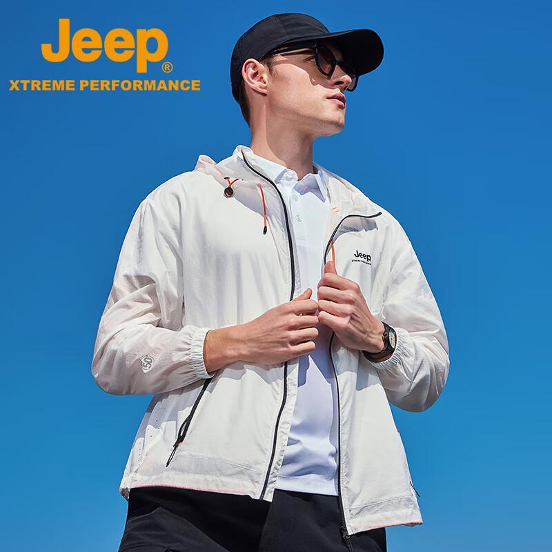 JEEP Men's Breathable Outdoor Sun Protection Jacket