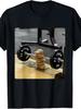Lustiges Hamster Hard Pull Gewichtheben Meme T-Shirt Fitness Party Spaß Trainingskleidung Unisex Kurzarm Retro