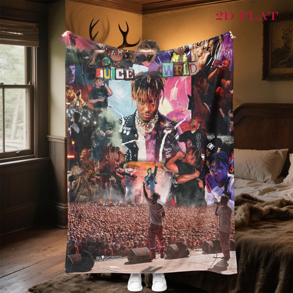 Juice Wrld's Legacy: 999 blanket blanket Camping trip bedroom Air conditioning blanket Nap Blanket