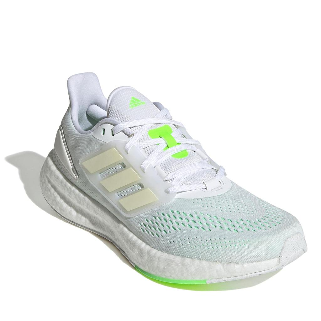Adidas Pure Boost 22 LOT20 Running Footwear Green Size Cm Shoes, White/Cloud White/Beam (GZ5175), 28.0