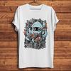 Squid Kaiju Tentacle Attack City Funny Anime TShirtDaily Short Sleeve Casual Unisex TShirt UnisexBreathable Nocracking Print