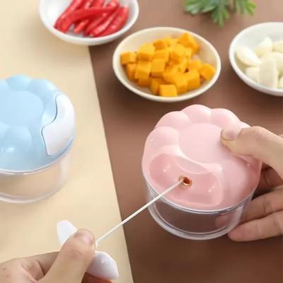 Multi - Function Kitchen Cooking Gadgets, Manual Mixer, Potato Garlic Grinding Chopper, Chili Grinder, Kitchen Mini Garlic Press