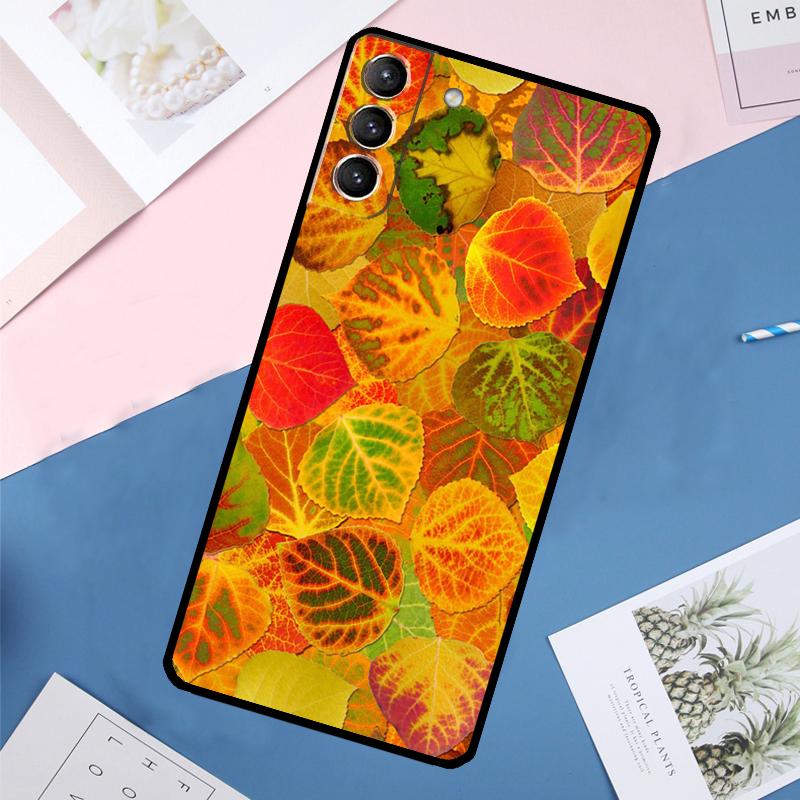 

Чехол «Осенние листья» для Samsung Galaxy S25 Ultra S21 S22 S23 S24 Ultra S9 S10 Plus S20 FE S25 FE Задняя крышка Galaxy S20 Plus