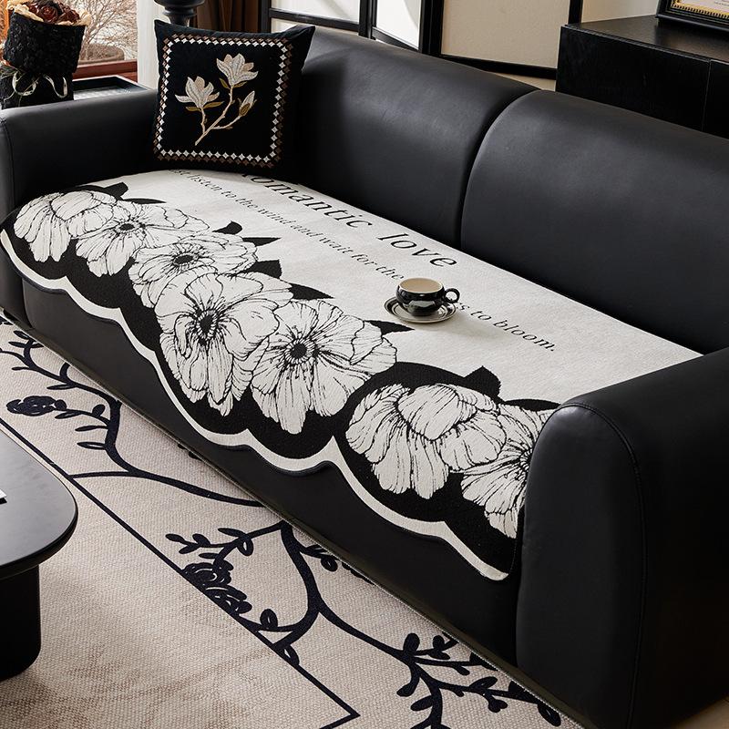 Chenier Special-Shaped Sofa Cushion  New High-End Non-Slip Seat Cushion Universal In All Seasons Irregular Straight Row Cover