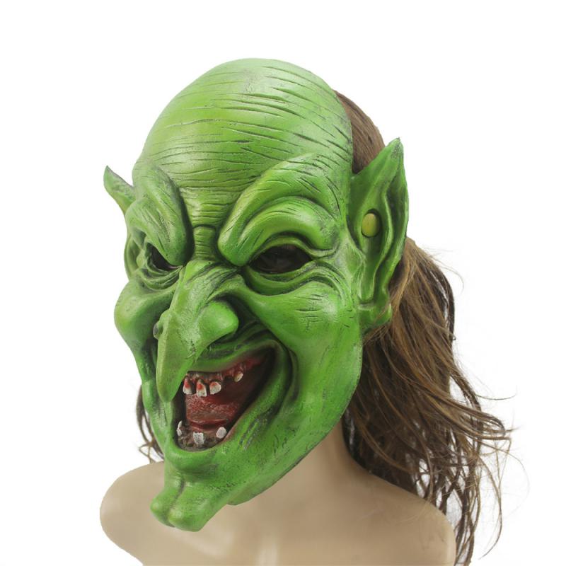 Mask Set Off The Atmosphere Pu Foam Witch Mask Funny Mask Realistic Design 24*28cm Halloween Mask Horror Mask Selected Materials