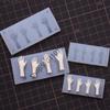 X6HE Safe Palms Silicone Mould for Resin Clay Crafting Doll Hand Mold