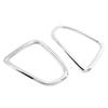 2Pcs Silver Tail Light Trim Bezel For BMW Mini Cooper R56 R57 R58 R59 2007-2014