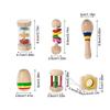 Good- Colorful Wooden Chew 6X Cute Pet Playing Teeth Grinding Hamster Teether Bite-Resistant Treats
