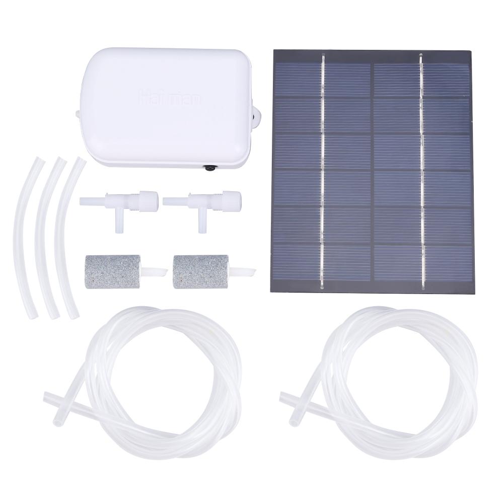 

USB Solar Power Panel Water Pump Oxygenation Solar Panel Fountain 1.6L/MIN Rechargeable 2000MA for Fish Tank Aquarium