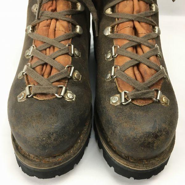 Pre-1980s Vintage TRAPPEUR Leather Trekking Boots Size 6 (Approx. 24.5cm) Dark Brown Men's(USED)