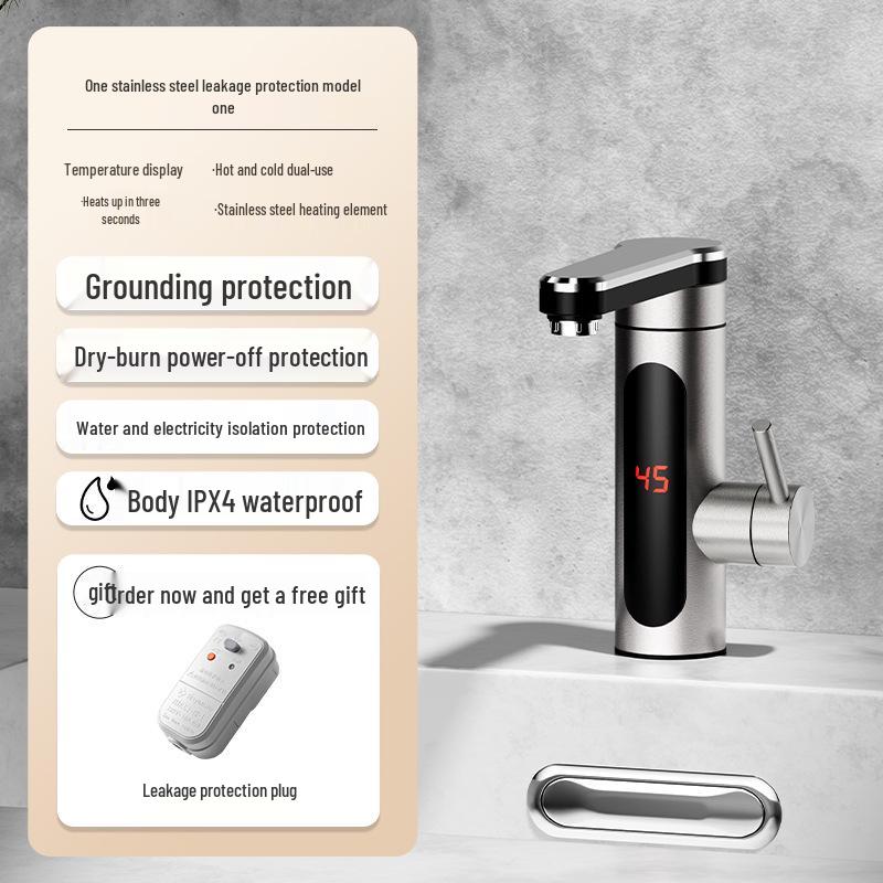 Huijiakang Dual-Use Instant Hot & Cold Electric Kitchen Faucet