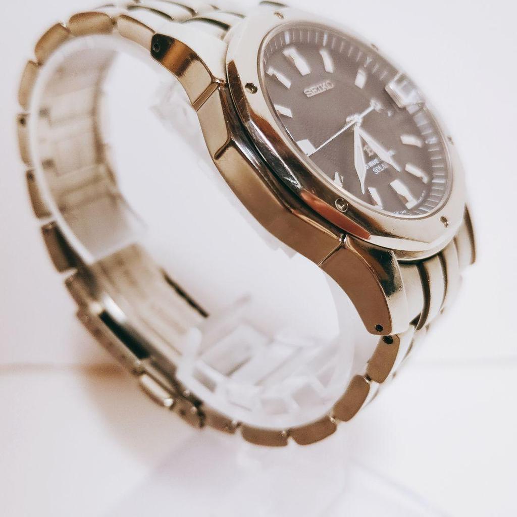 [USED] Seiko Brightz Radio Solar Titanium Black Dial