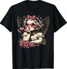 Retro Valentine Day Cute Vintage Cupid Blowing Kiss Star T-Shirt