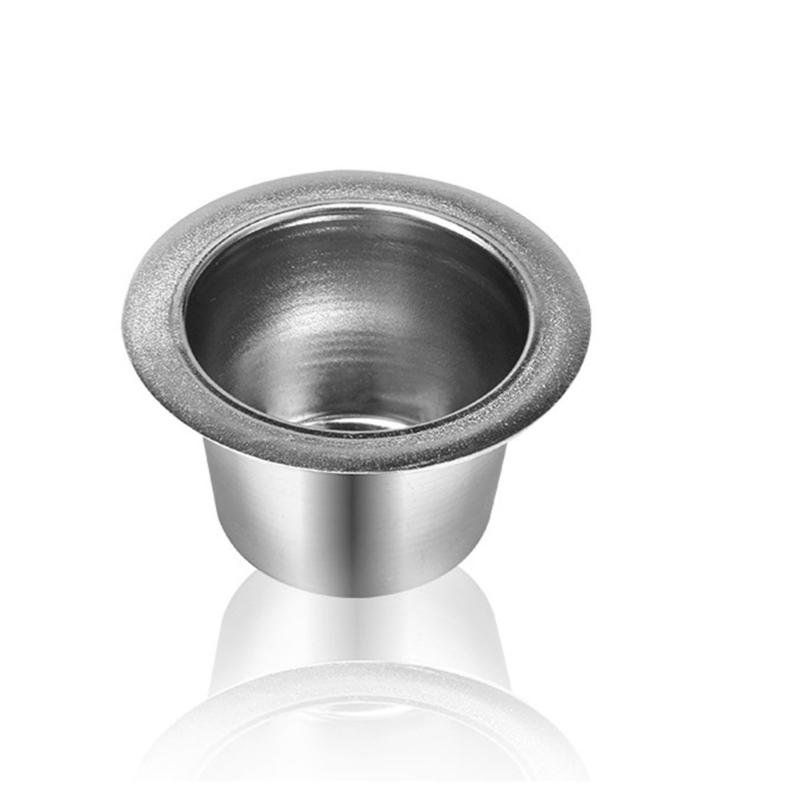 Coffee Capsules Cup Seal Film Set Stainless Steel Espresso Container Suitable for Espresso Machines Home Office Use