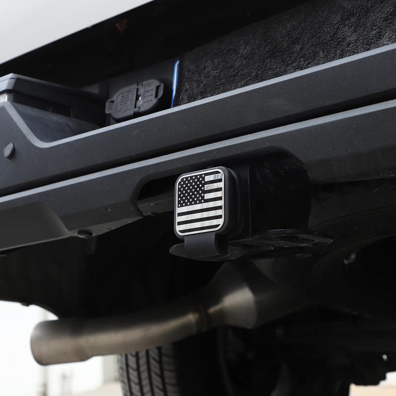 1 Piece Silica Gel Car Plug Cover Trailer Hook Dustproof Plug Square Mouth Protective Cover for Toyota Tundra Pickup 2014-