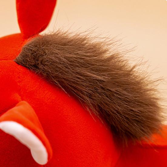 Horse Doll National Style Fabric High-Density PP Cotton Filling Doll Auspicious Year of The Horse Blessings Zodiac Doll Toy