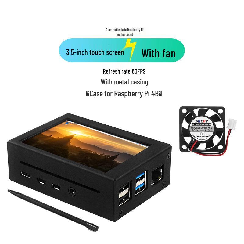 3.5" 60FPS Touch Display for Raspberry Pi 5/4B/3B+/Zero 2W