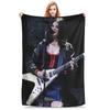 American Singer Lana Del Rey Blanket Pop Culture Music Flannel Novelty Soft Throw Blanket for Home Spring/Autumn