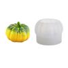 White Pumpkin Mould Smooth Pumpkin Soap Mold DIY Pumpkin Candle Mold  Halloween
