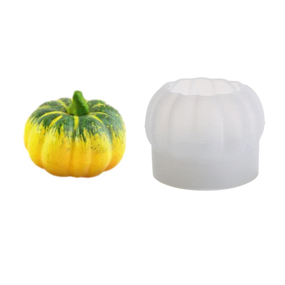 White Pumpkin Mould Smooth Pumpkin Soap Mold DIY Pumpkin Candle Mold  Halloween