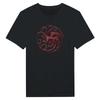 House Targaryen Black/ Team Black Targaryen Classic Unisex Crewneck T-shirt Unisex T-Shirt