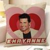 Latin Pop Music C-Chayanne 1 Pillow Case Natural Linen Organic Fabric Double-Sided Printing Sofa Home Decor Gift Pillow Case