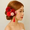 Handgefertigte Japanische Kimono Haarspangen Blume Quasten Haarstab Schmuck Blume Haargabeln Mädchen