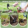2 in 1 Weed Puller Tool with Long Handle, Hand Weed Rake and Hoe Uprooting Pulling Weed Remover Tool for Yard Patio Lawn Garden